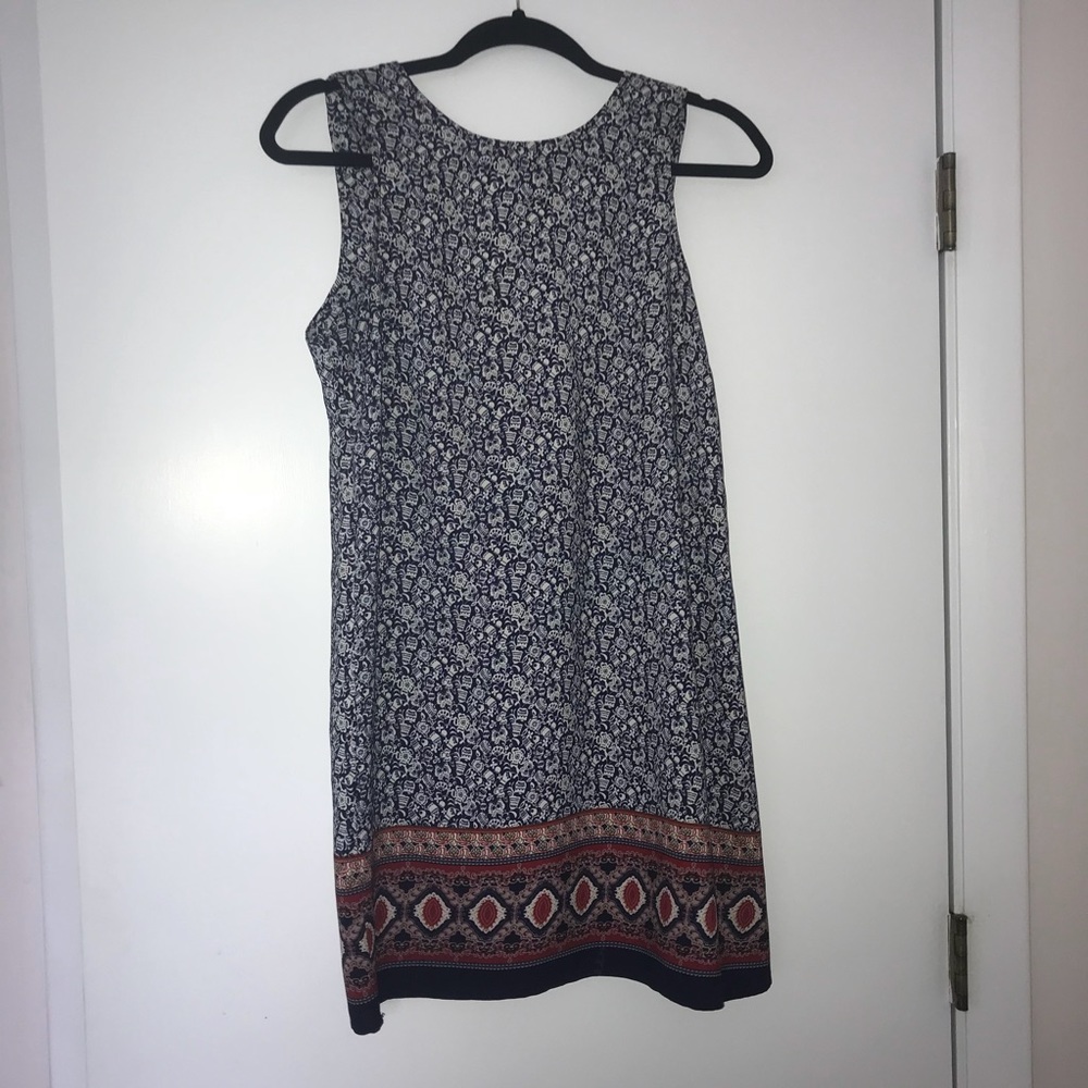 Patterned Shift Dress